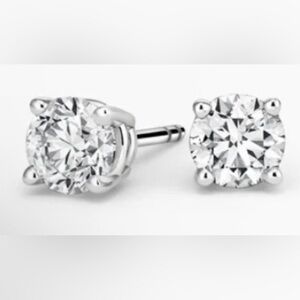 Moissannite 925 Silver Stud Earrings